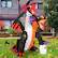 Alt View 12. Costway - 8 FT Inflatable Twin-Headed Dragon Decoration Giant Halloween Inflatables - Multicolor.