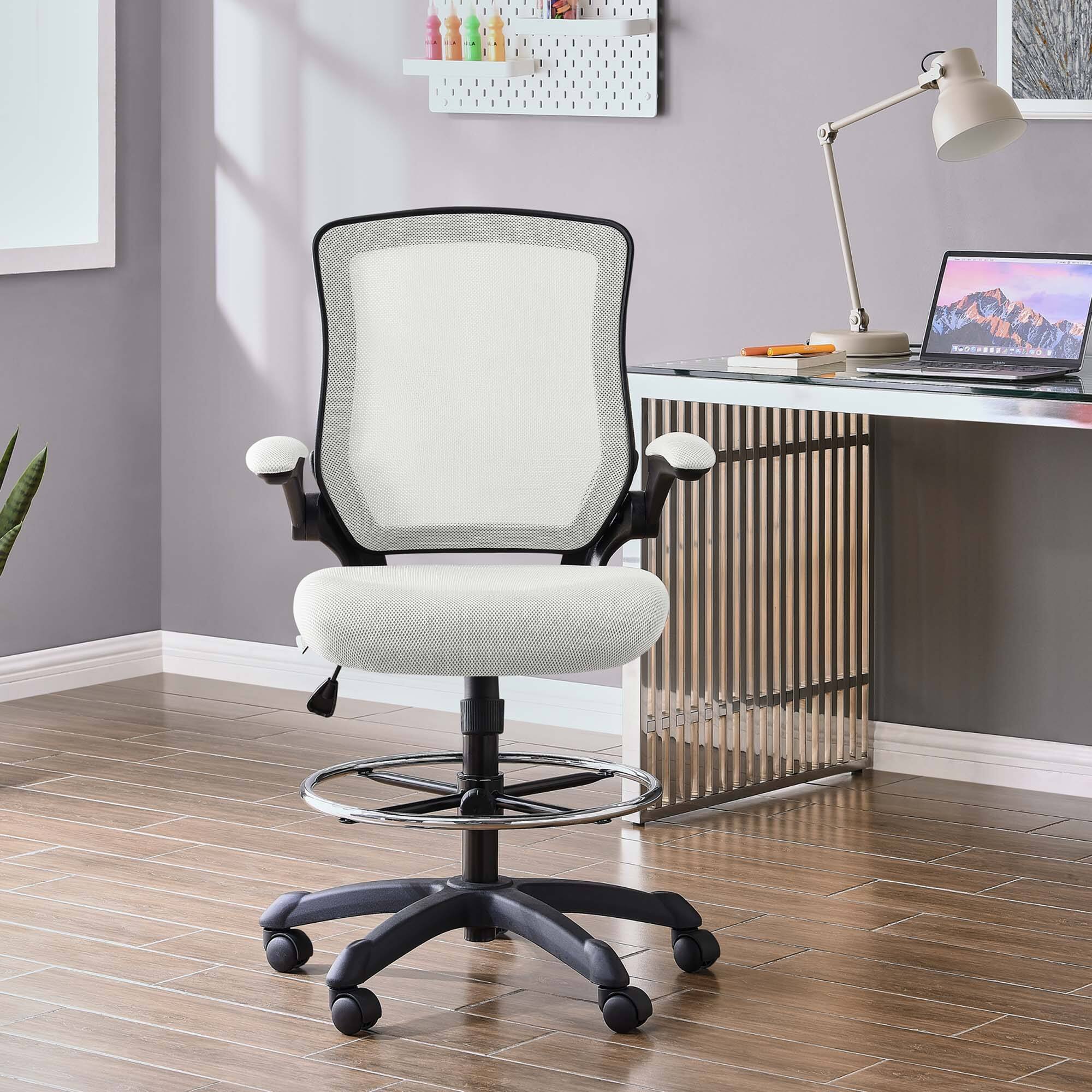 Alt View 2. Modway - Veer Drafting Chair by Modway - Gray.