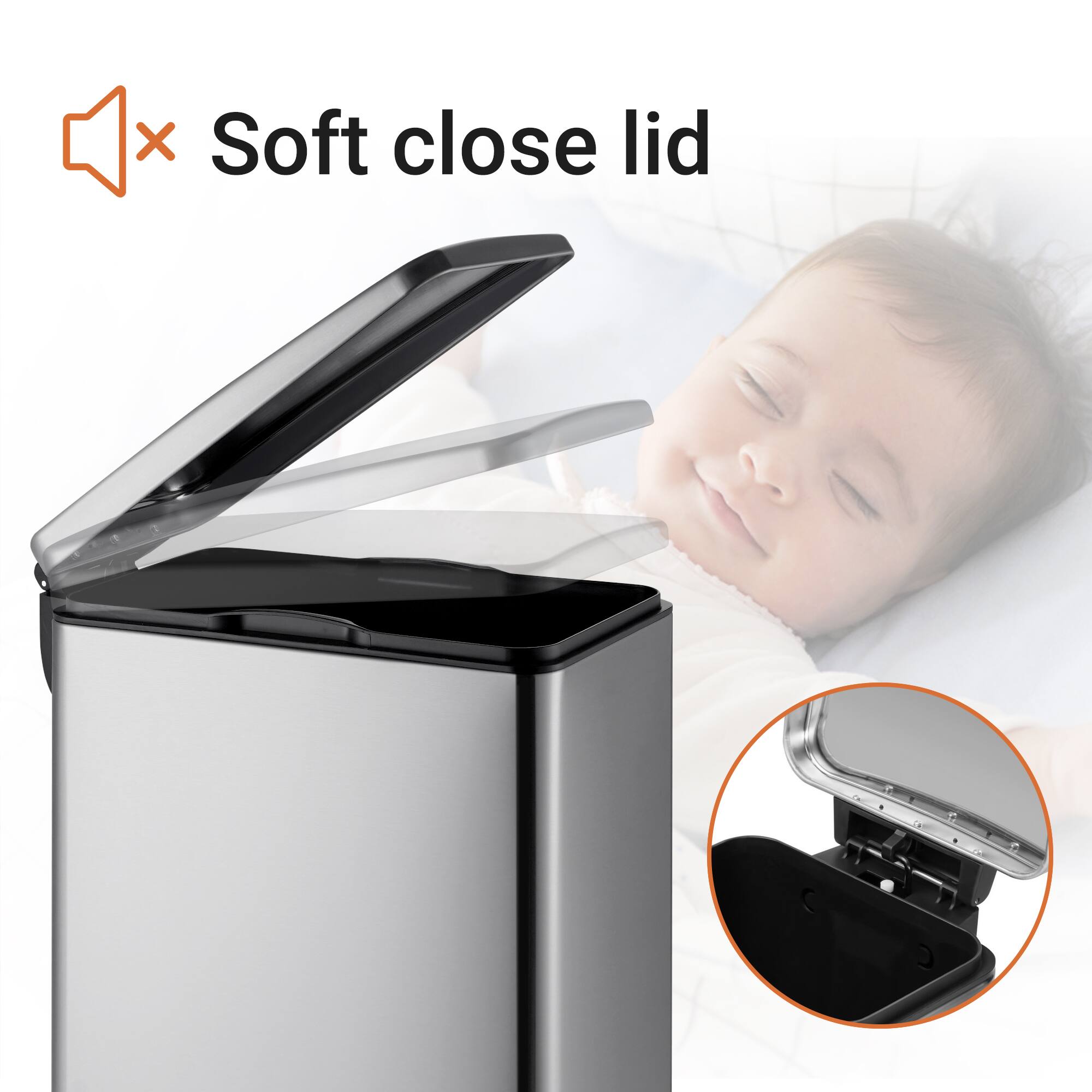 X Soft close lid