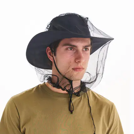 Front. Coghlan’s - Coghlan's Compact Head Net Lightweight w/ Storage Pouch, Mesh 220 Holes - Black.
