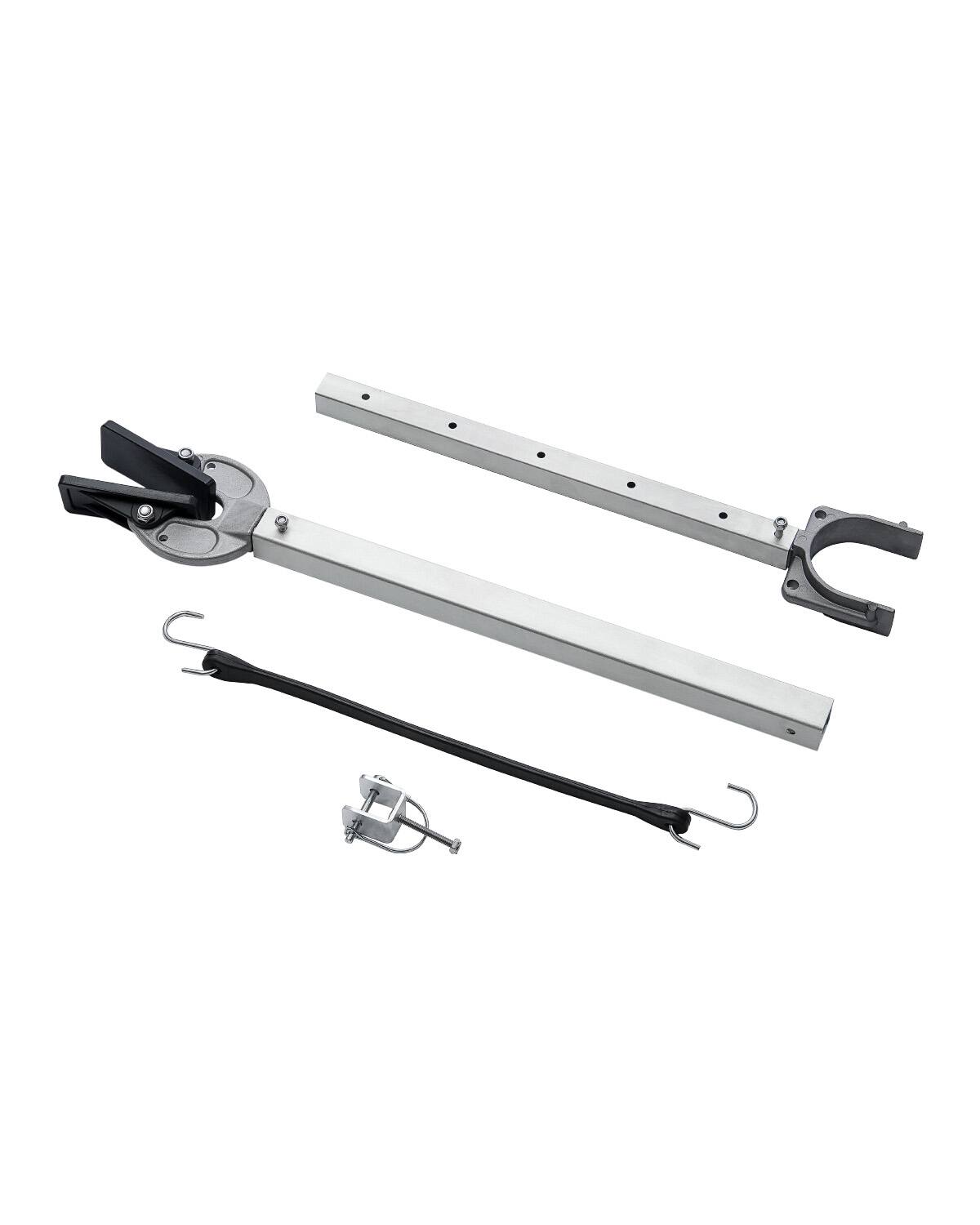 Front. VEVOR - Transom Saver, 23-35 in, Adjustable Boat Transom Saver with Composite Head, Corrosion-Resistant Easy-to-Install Transom - Silver.