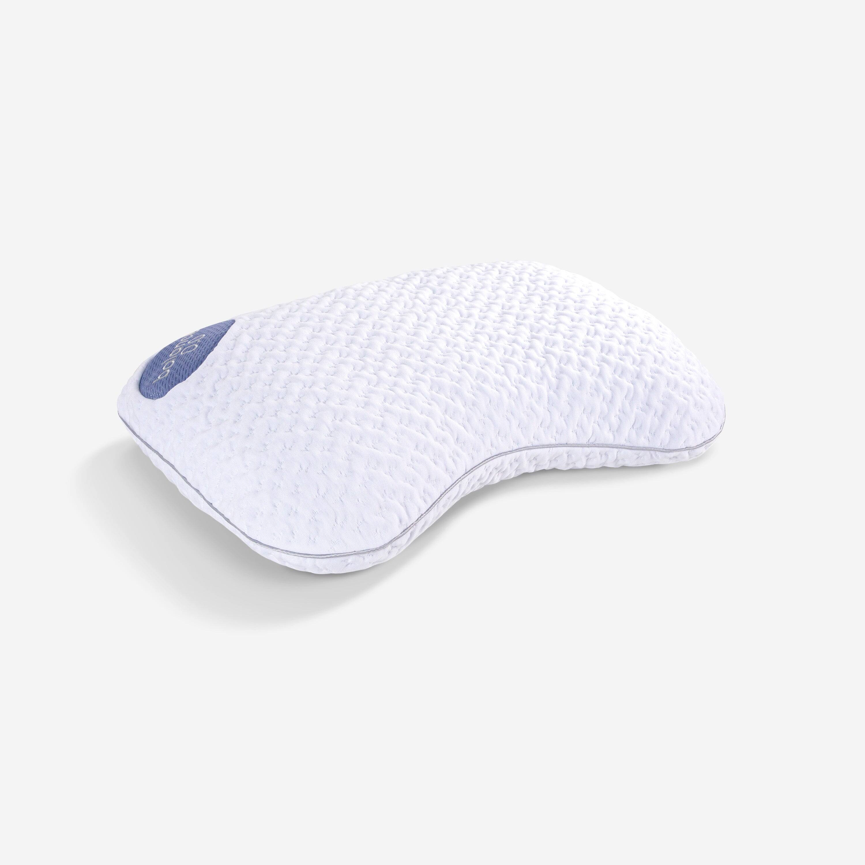 Alt View 2. Bedgear - Balance Cuddle Curve Performance® Pillow - White, Standard, 1.0 Loft - White.