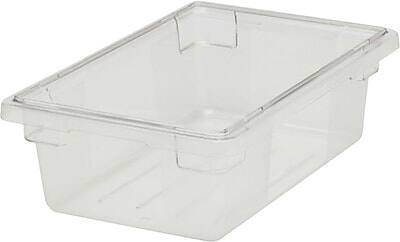 Front. RubberMaid - Rubbermaid Food Storage Container, 12-1/2 Gallon, 9" High, Clear - Clear.