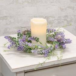 Angle. BreeBe - Lavender Herb Candle Ring - Green,Purple.
