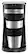 Front. Elite Gourmet - Single Serve Personal Coffee Maker with Stainless Steel Travel Mug - Black.
