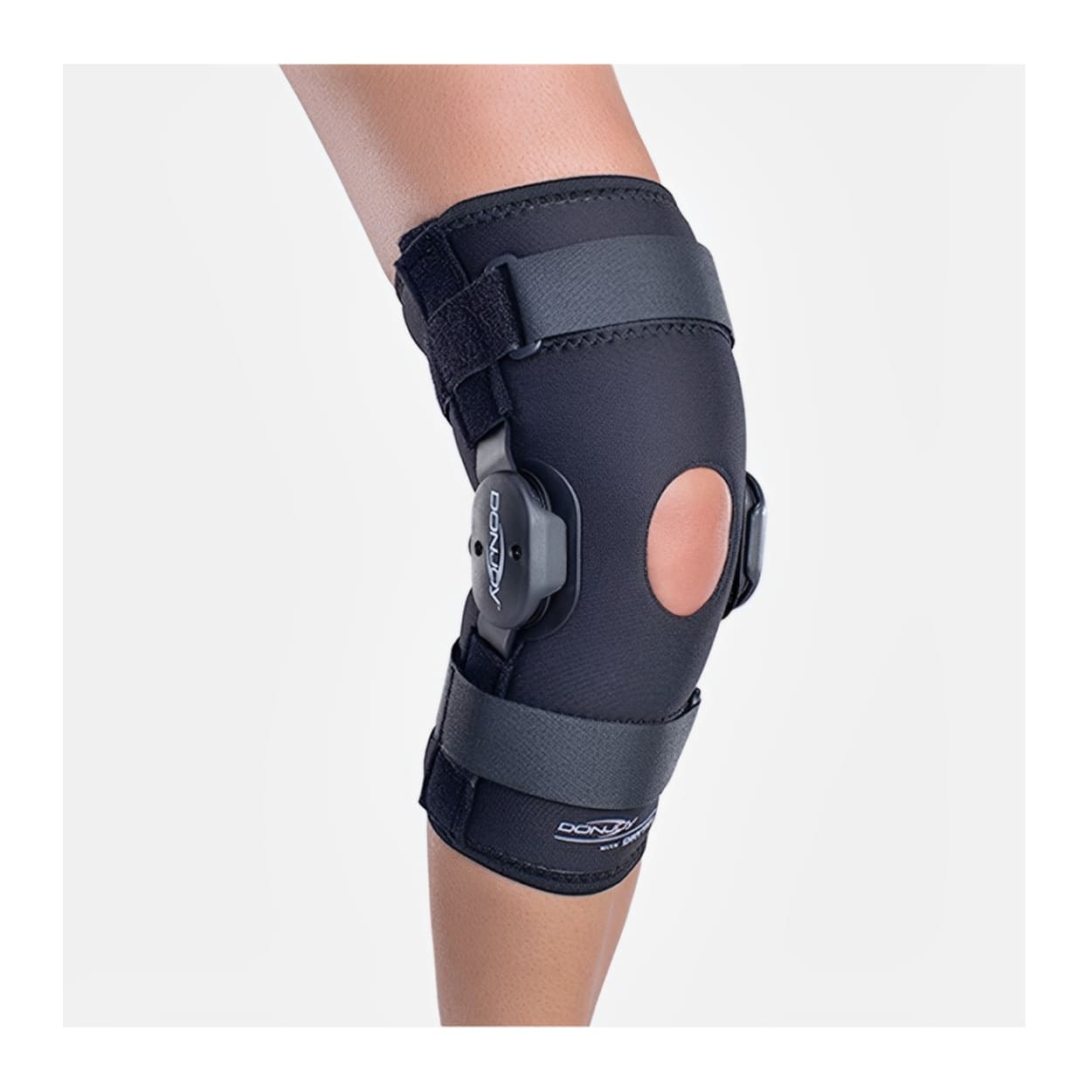DonJoy - Deluxe Hinged Knee Wrap Around Brace with Breathable Lycra Fabric (3-XL)