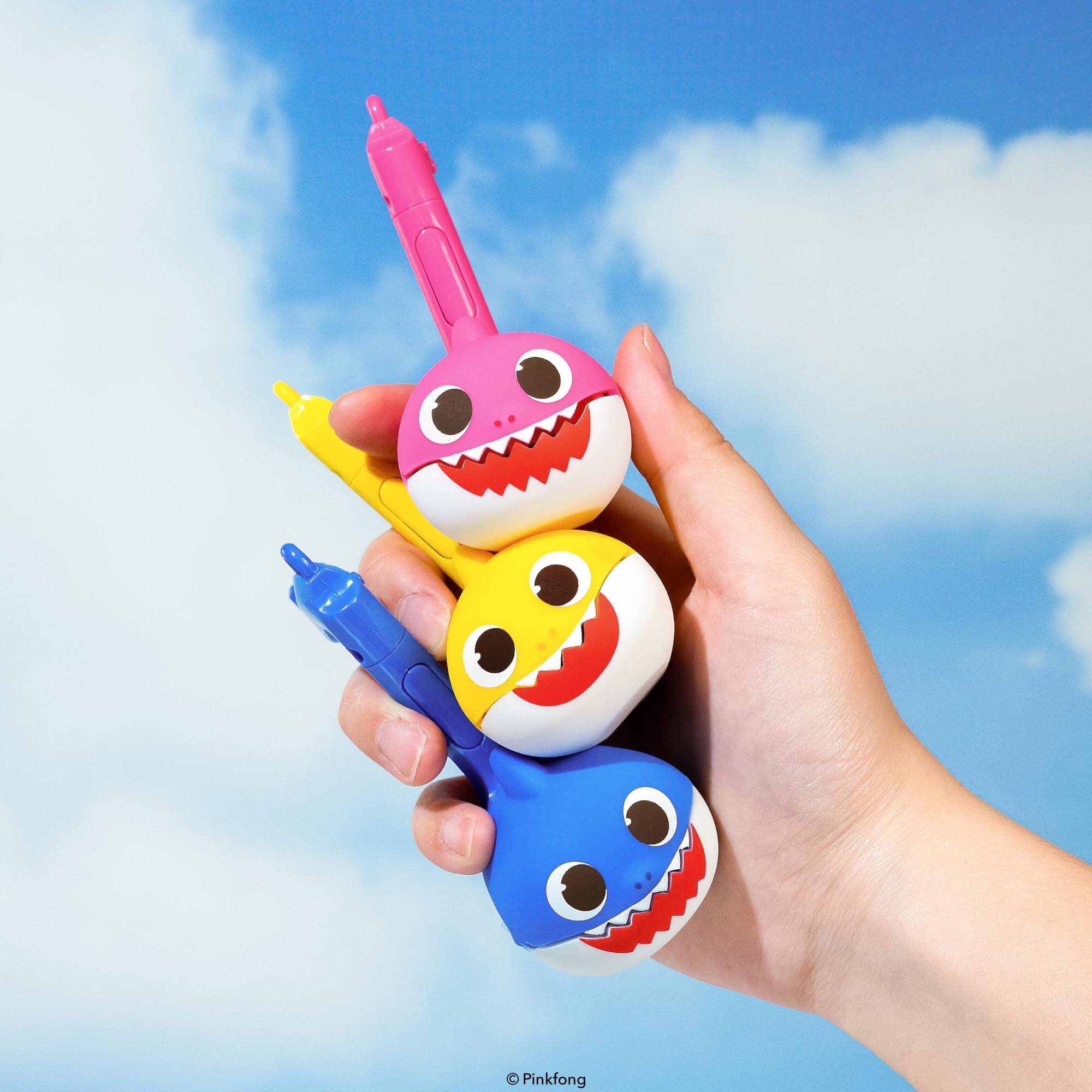 Alt View 1. Otamatone - Otamatone Synthesizer Music Toy Instrument with Pink Fong Characters Melody Size Licensed English Manual - Baby Shark - Baby Shark.