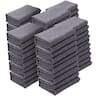 VEVOR - Moving Blankets, 72" x 54", 21 lbs/dz Weight, 24 Packs, Professional Recycled Cotton Packing Blanket, Large Heavy Duty - Gray