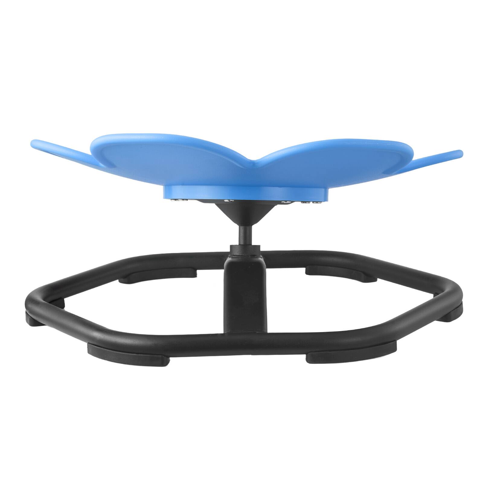 Alt View 5. VEVOR - Kids Swivel Chair, 220 lbs Capacity, Flower Shape Sensory Spinning Chair, Autistic Kids Sensory Toy Seat - Blue.