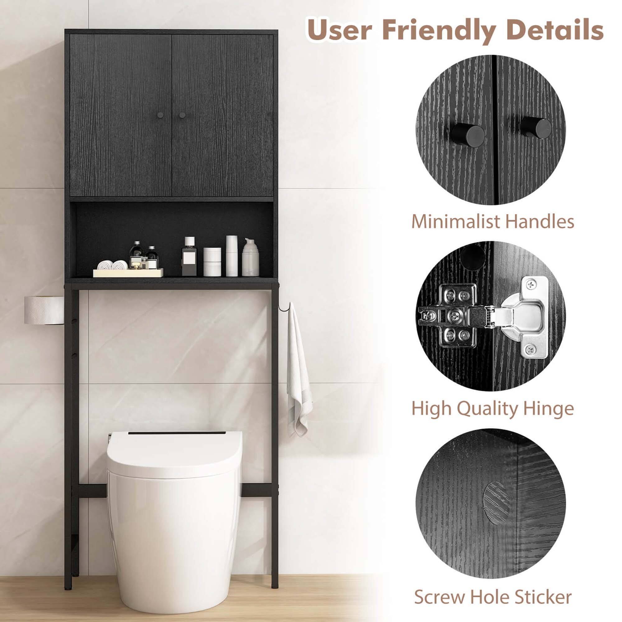 User Friendly Details

- Minimalist Handles
- High Quality Hinge
- Screw Hole Sticker