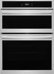 Frigidaire - Gallery 30" Built In Electric Total Convection Combination Wall Oven with Microwave and Stone-Baked Pizza - Stainless Steel