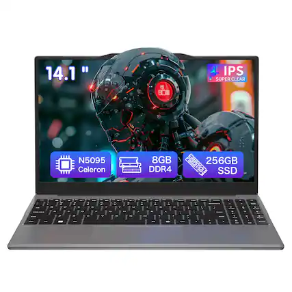 14.1" 800 IPS SUPER CLEAR N5095 Celeron 8GB DDR4 256GB SSD