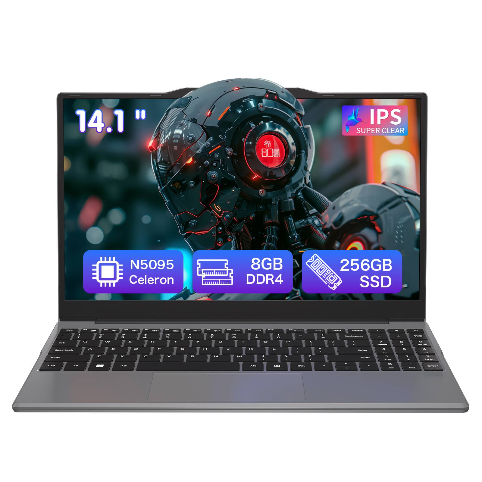 14.1" 800 IPS SUPER CLEAR N5095 Celeron 8GB DDR4 256GB SSD