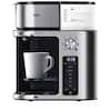50 oz 2 45 oz 3 BRAUN 40 oz 35 oz 30 oz 25 oz 1 Cold Brew Coffee - Drip Se 1 - - - 2 -4 . ta - L -10:28 AUTO HR MIN Over ice Cold Brew Gold Bold Temp Water cup shelf