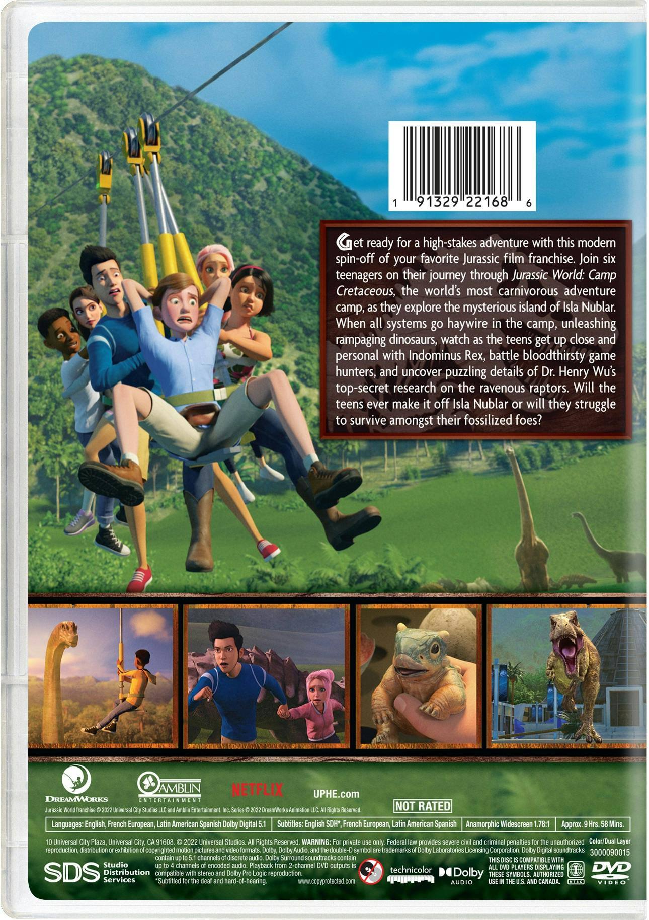 Back. Jurassic World - Camp Cretaceous Seasons 1-3 (Box Set) [DVD].