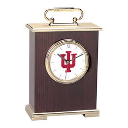 Jardine - Indiana Hoosiers Logo Carriage Clock - Gold
