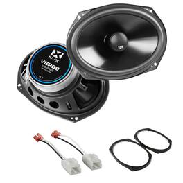 NVX - 2019-2024 Ram 2500/3500 - 6x9" V-Series Rear Speaker Upgrade Kit - Black