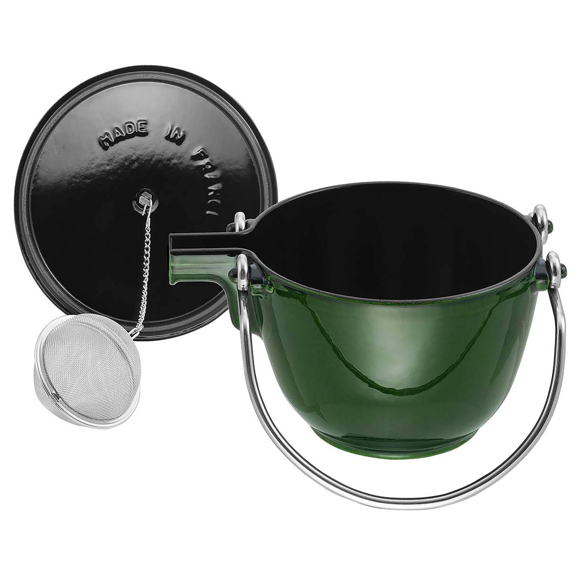 Staub Enameled Cast Iron Round Tea Kettle
