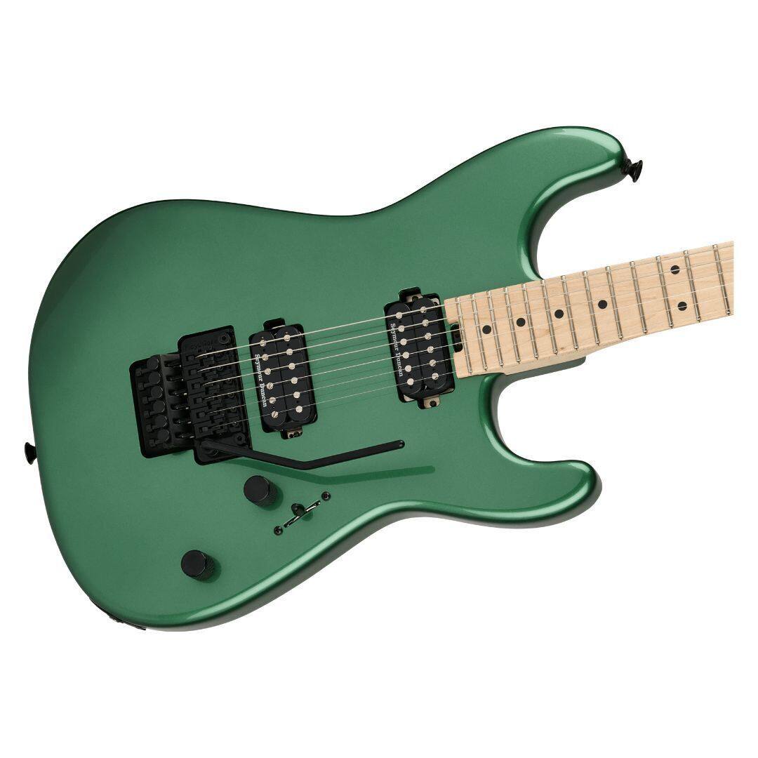 Back. Charvel - Charvel C6Pro-Mod San Dimas Style 1 HH FR MPL, Maple Fingerboard, Pelham Green.