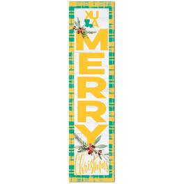 Jardine - XULA Gold 12'' x 48'' Outdoor Christmas Leaner - White
