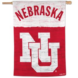 WinCraft - Nebraska Huskers 28" x 40" College Vault Single-Sided Vertical Banner - Multicolor