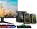 Alt View 8. Insignia™ - 2.1 Bluetooth Computer Speaker System with RGB Lighting and Remote Control (3-Piece) - Black.