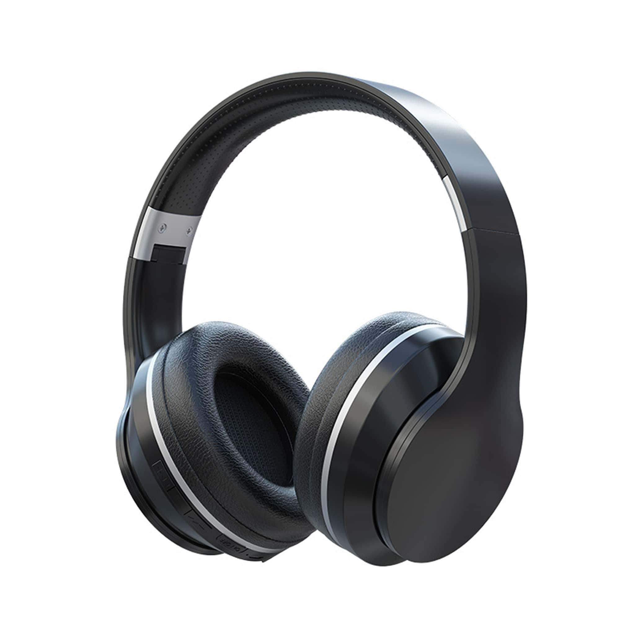 YONWAY - Gradient Over Ear Bluetooth Headset, Foldable Adjustable Children Headphone, Built-In Microphone for Girl Birthday Gift