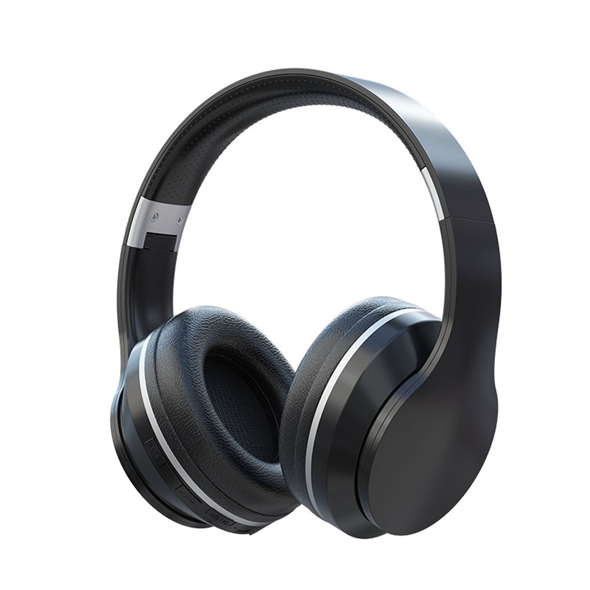 Front. YONWAY - Gradient Over Ear Bluetooth Headset, Foldable Adjustable Children Headphone, Built-In Microphone for Girl Birthday Gift.