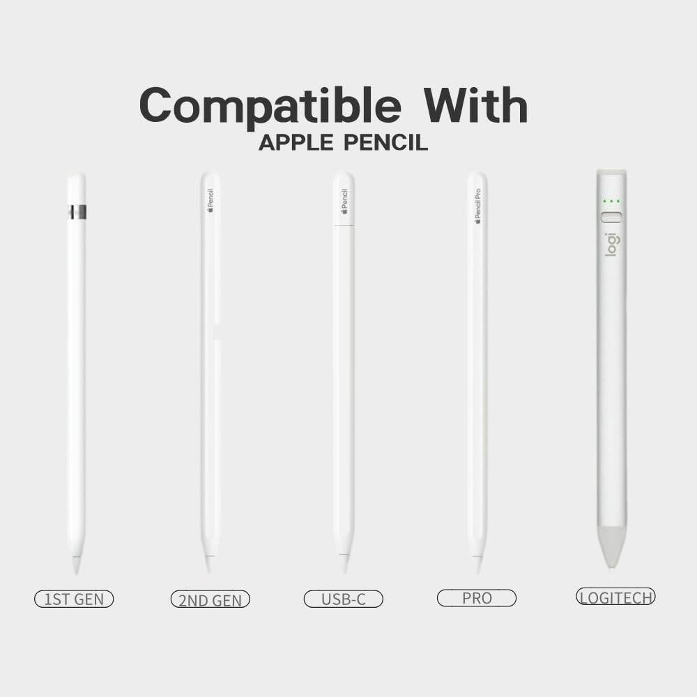 Compatible With  
APPLE PENCIL  

1ST GEN  
2ND GEN  
USB-C  
PRO  
LOGITECH
