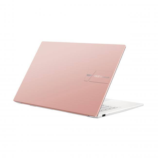 Alt View 8. ASUS - ASUS Vivobook 14" FHD Laptop Intel Core 5 120U 8GB RAM 512GB SSD Berry Pink with Wired Optical White Mouse + Black - Berry Pink.