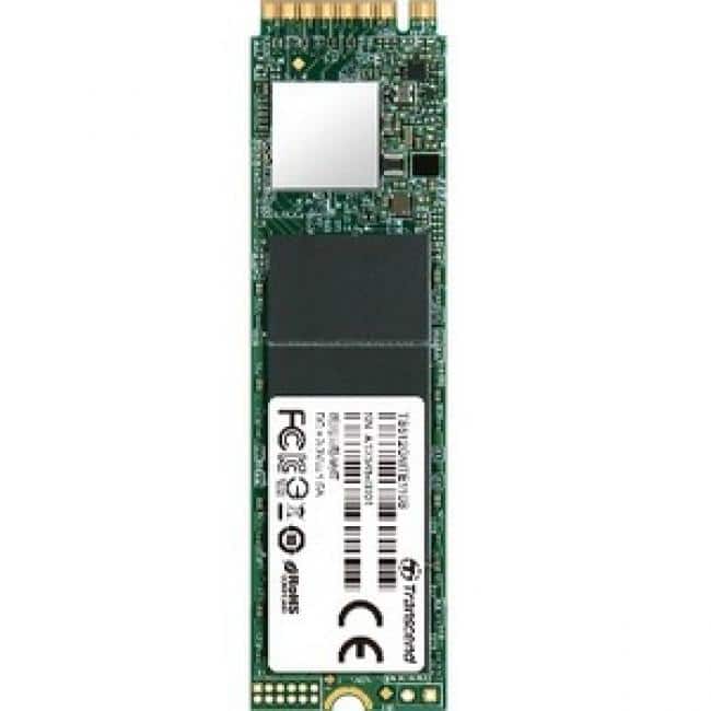 Transcend - 128 GB Solid State Drive - M.2 2280 External - PCI Express (PCI Express 3.0 x4) - 1800 MB/s Maximum Read