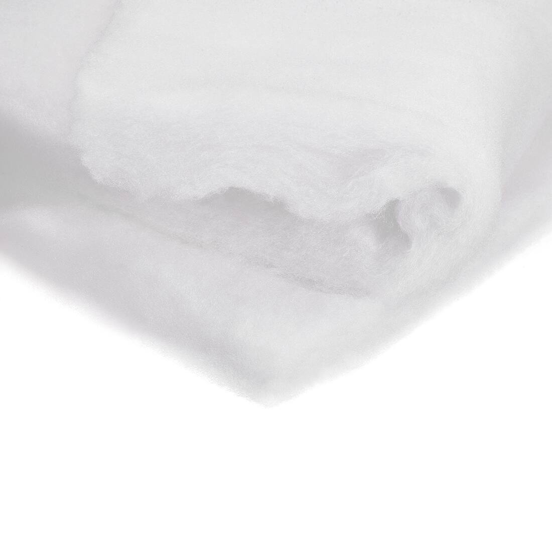 Alt View 2. Unique Bargains - Speaker Sound-Absorbing Cotton Polyester Fiber Interior Insulation DIY HIFI Replacement 40x100cm - White.