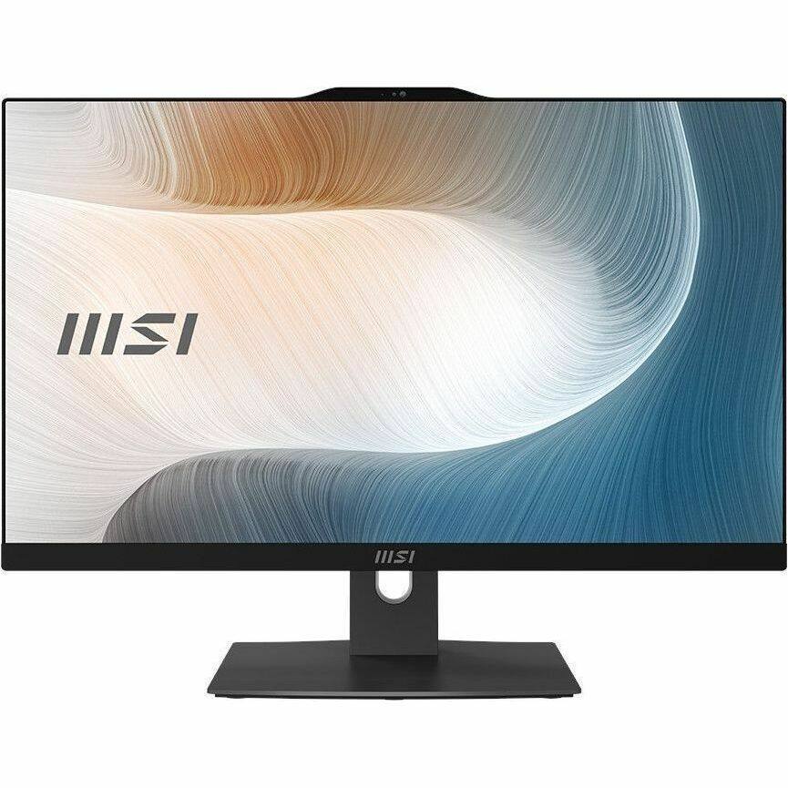 Alt View 5. MSI - MSI Modern AM242TP 1M-1096US All-in-One Computer - Intel Core 5 120U - 16 GB - 1 TB SSD - 23.8" Full HD Touchscreen - Black.