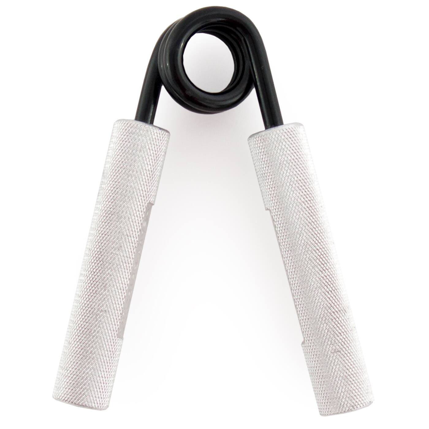 Front. ProsourceFit - ProsourceFit Hand Grip and Wrist Strengthener, 300 lbs - Silver/Back.