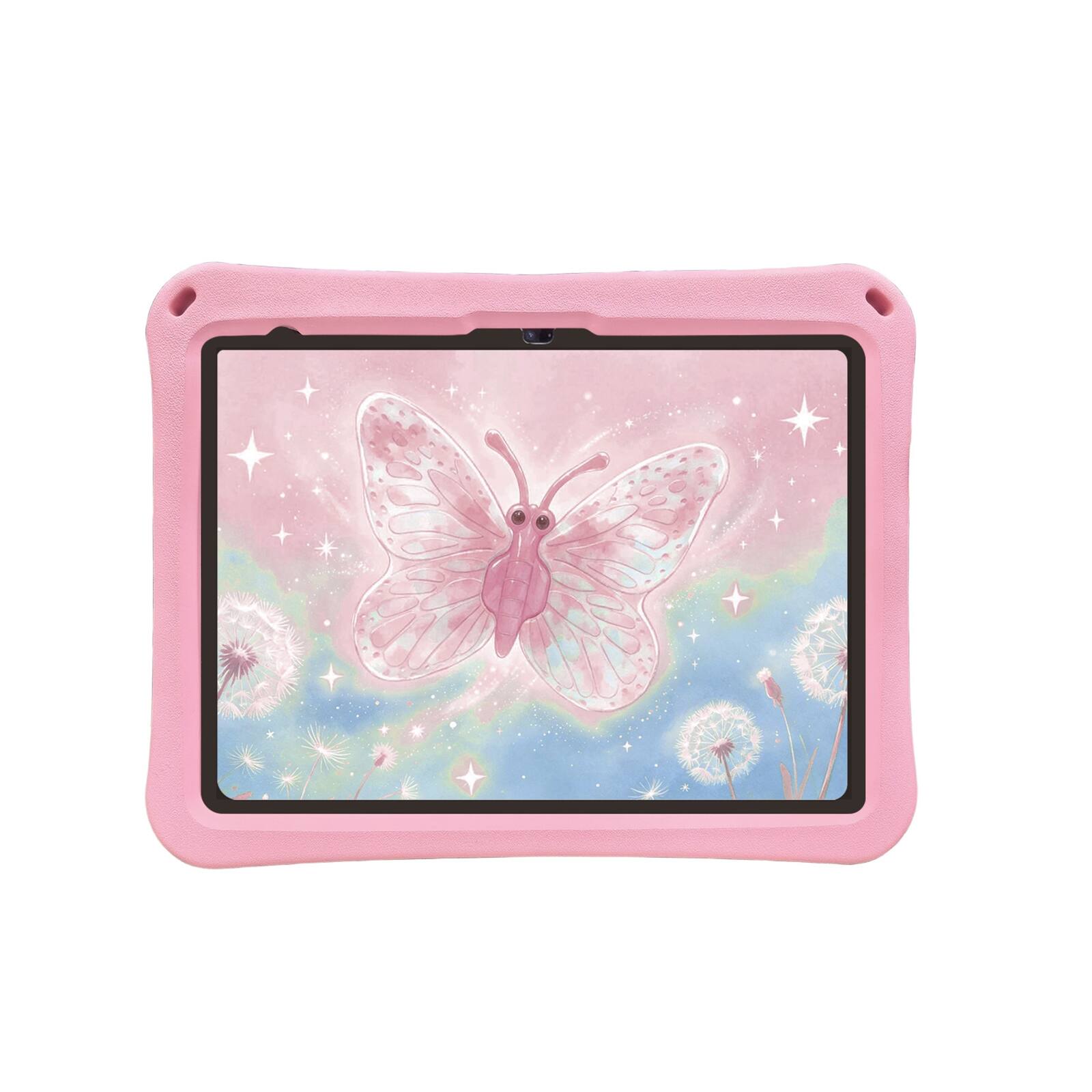 Alt View 1. UUCOVER - Butterfly Case for iPad (A16) 11-inch 2025/iPad 10th Gen 10.9" 2022,Shockproof EVA Kids Case 360° Rotating Stand Cover - Pink.