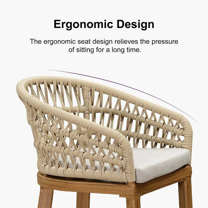 Ergonomic Design

The ergonomic seat design relieves the pressure of sitting for a long time.