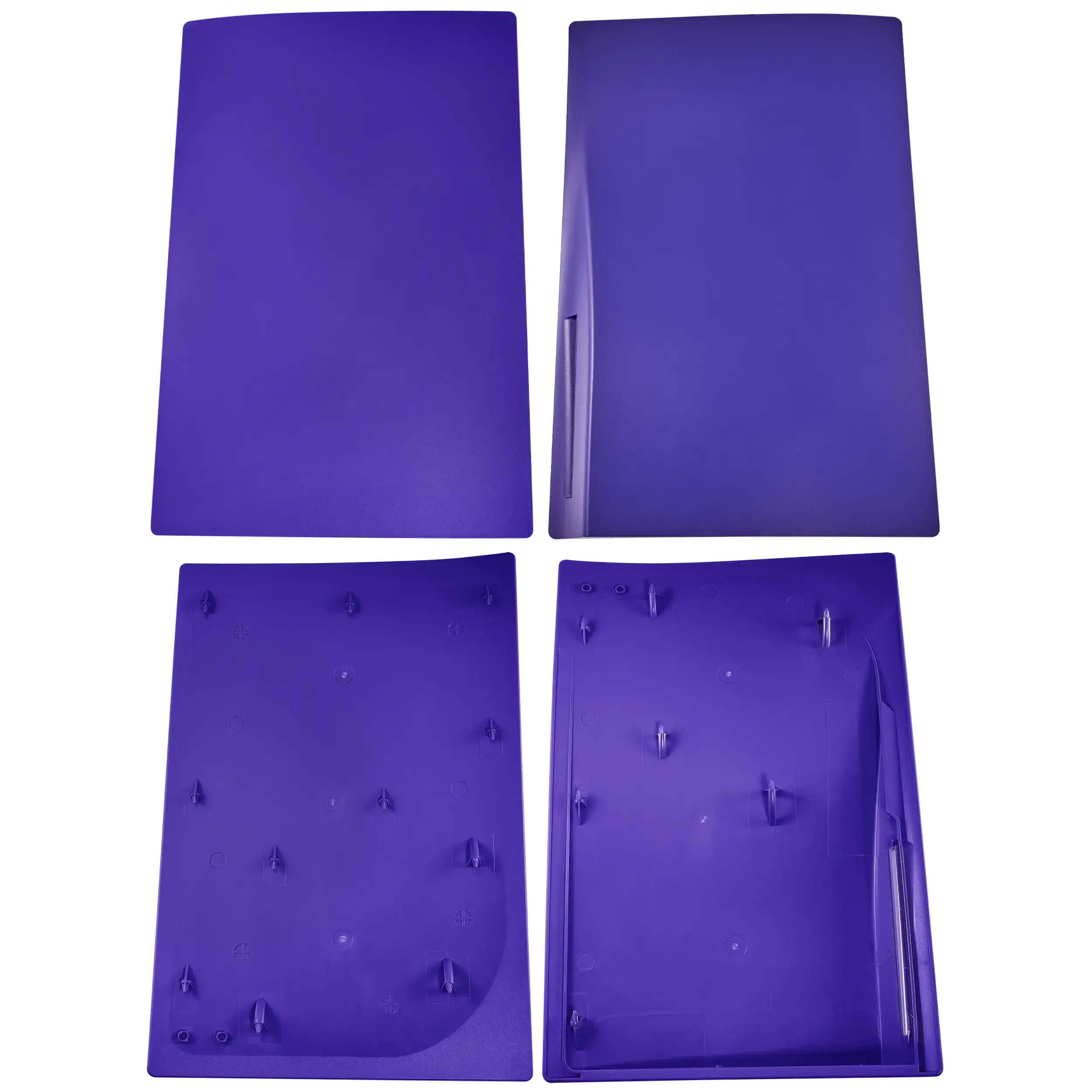 Alt View 3. MobileSentrix - Faceplate Covers (Top & Bottom) Replacement Compatible For PlayStation 5 (1000 / 1100 / 1200) - Deep Purple Blue - Deep Purple.