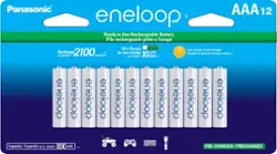 Panasonic - eneloop AAA 12Pk Rechargeable Batteries - Front_Zoom