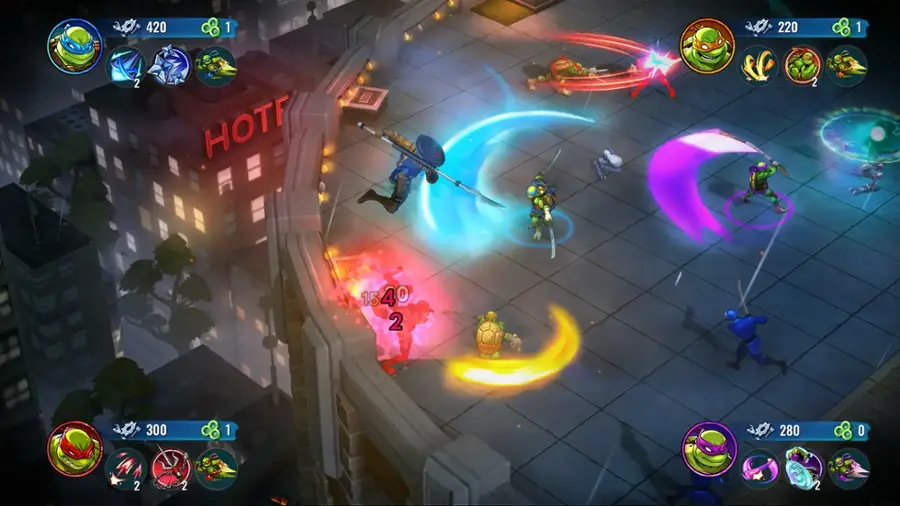 The text on the image reads "Hotel 2 1540 2 300 & 1 280 O 2 2 2". This text is likely related to the game, possibly providing information about the game's progress, levels, or achievements.