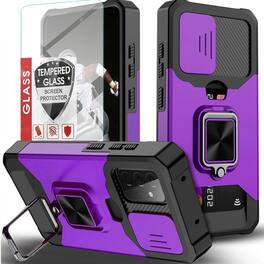 Kitcheniva - Shockproof Case with Camera Cover for Samsung Galaxy A17 5G Case Only - Purple