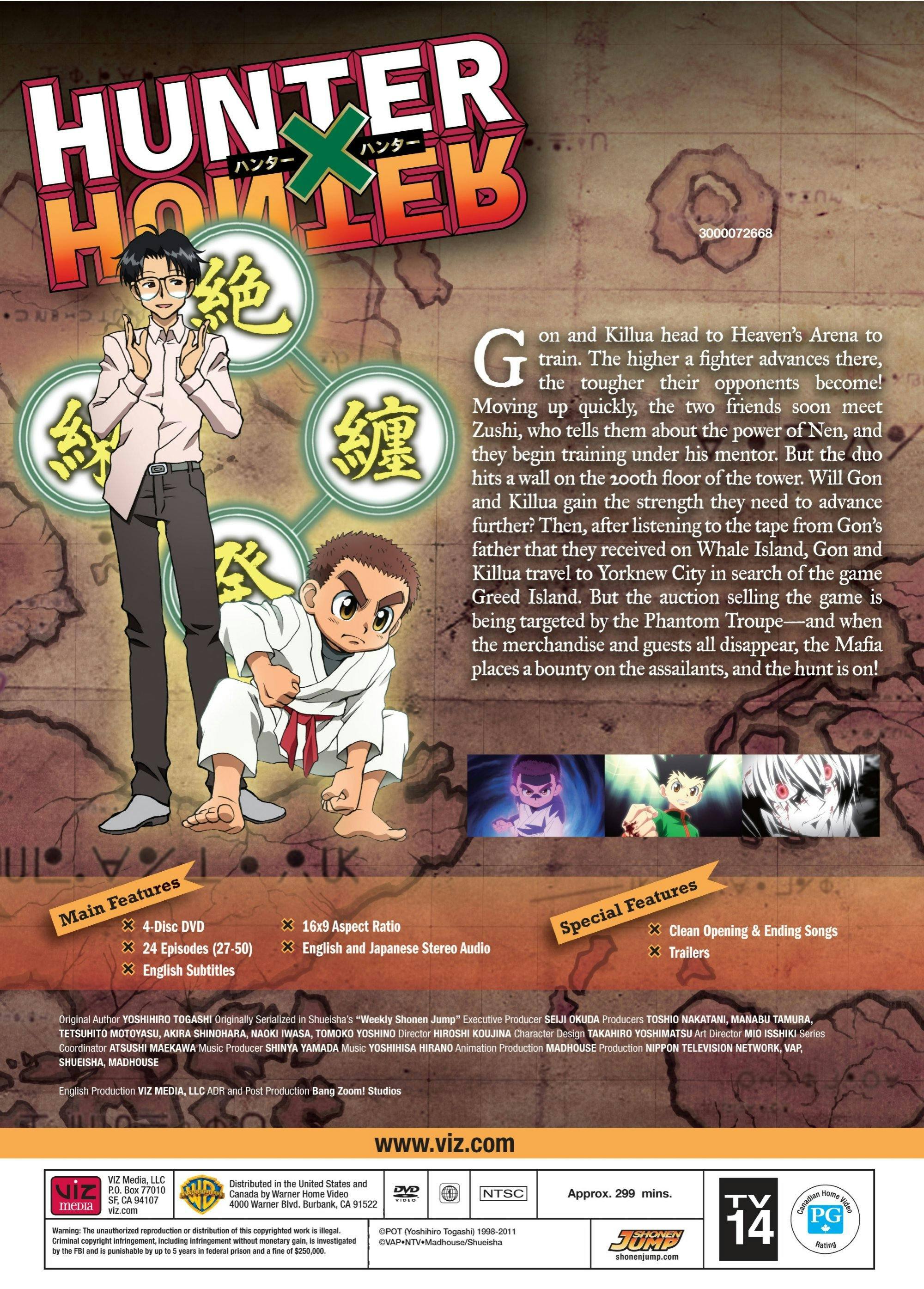 Back. Hunter x Hunter Set 3 Standard Edition [DVD].