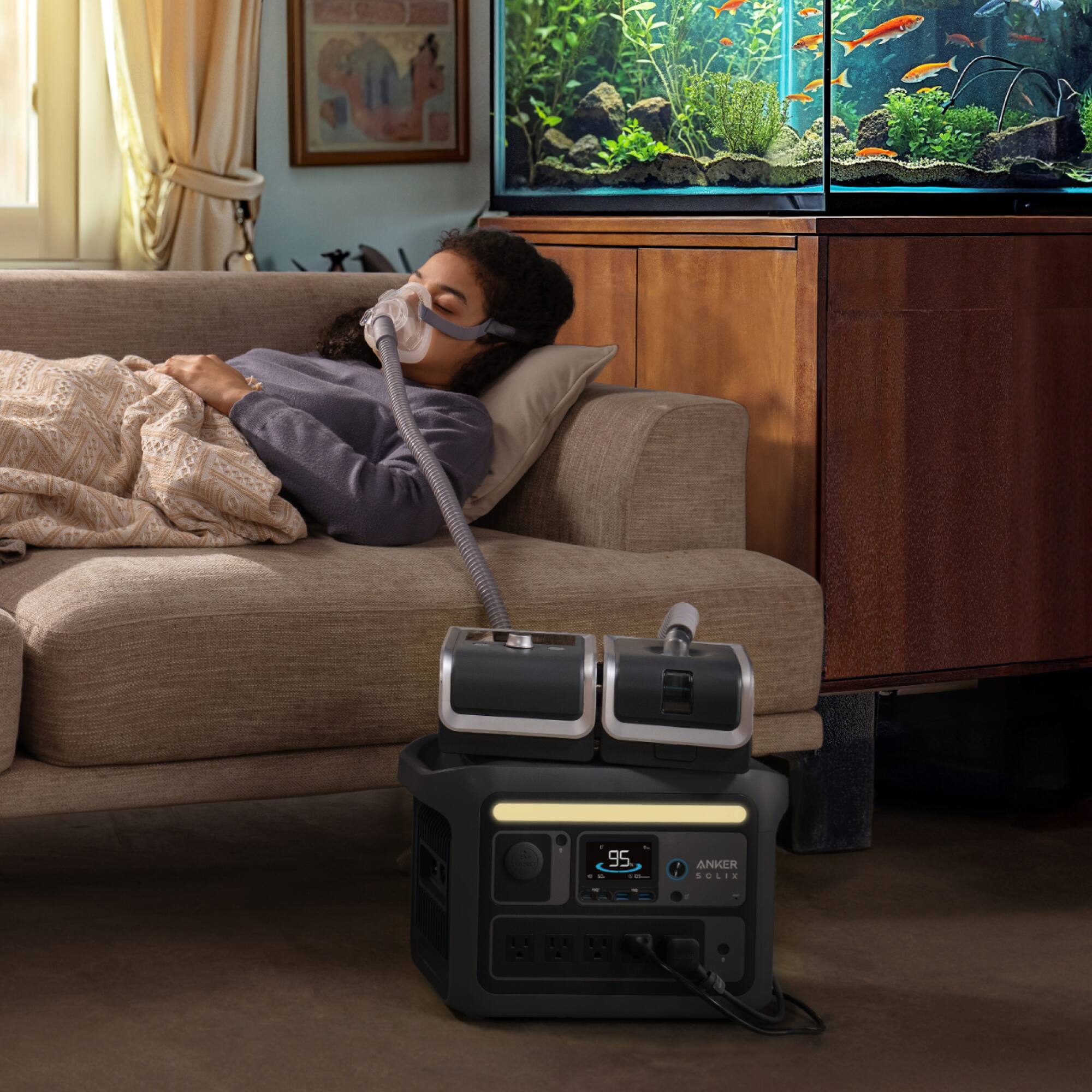 The text on the image reads "95 ANKER SULIR." However, it is not clear what this text represents or its significance.