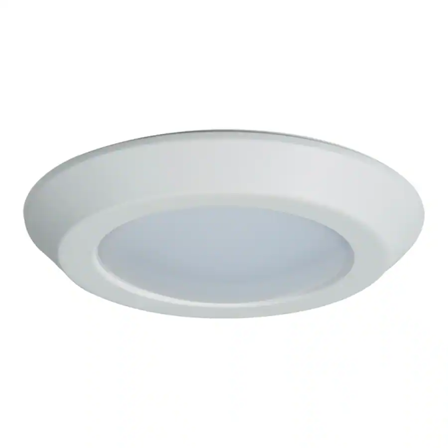 Halo BLD6 Series Matte White 6 in. W Aluminum LED Canless Recessed ...