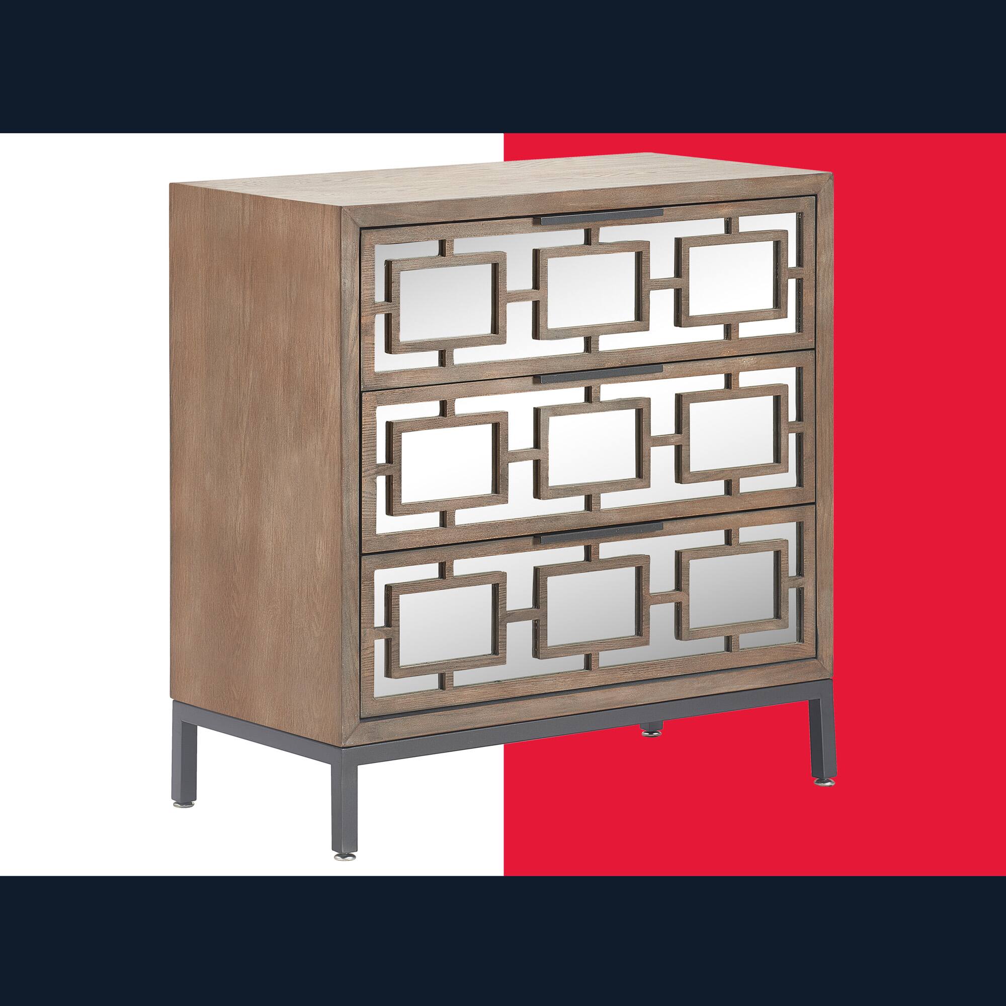 Front. Tommy Hilfiger - Tommy Hilfiger Hayworth Storage Chest, Ash Grey - Ash Gray.
