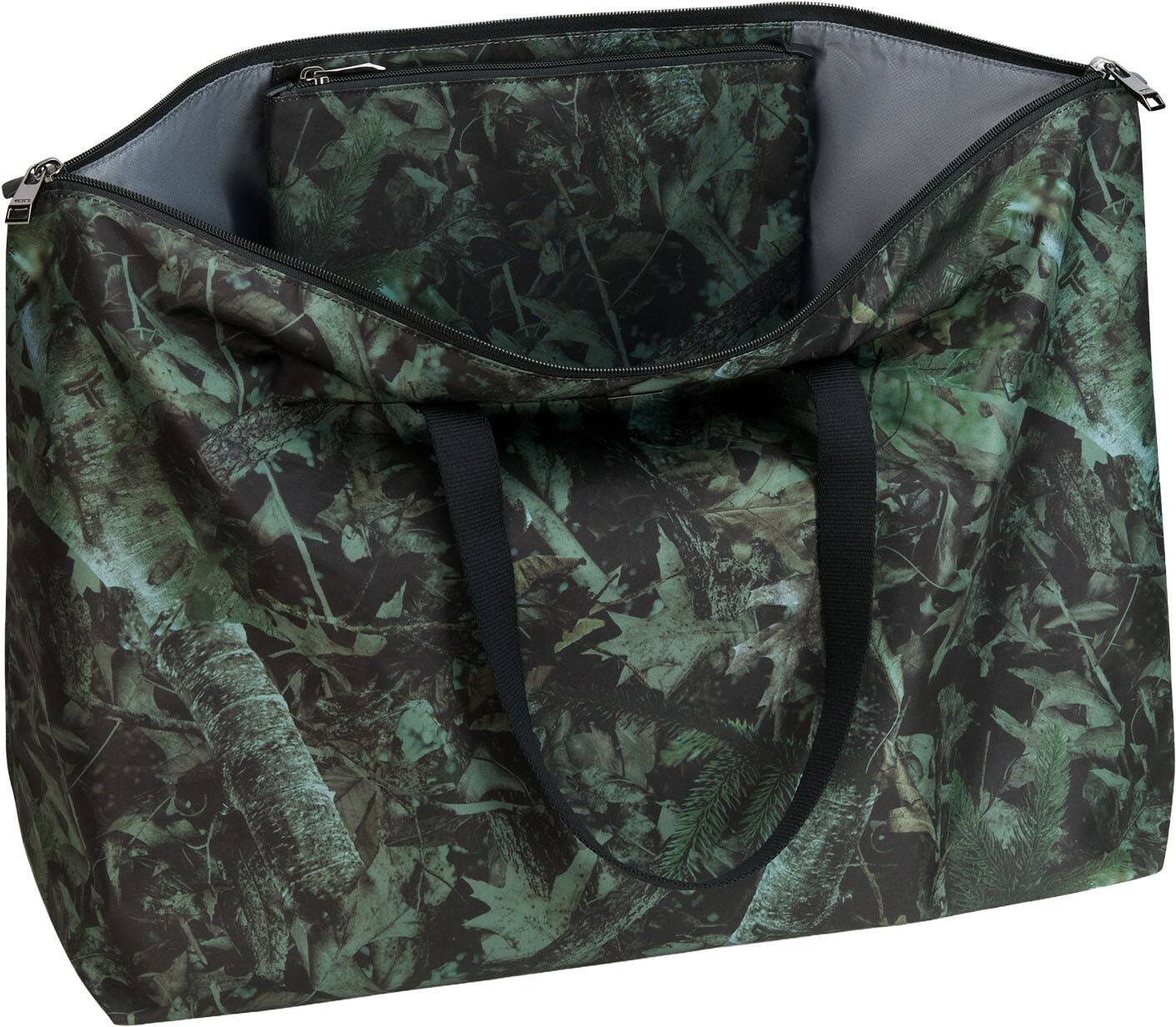 Angle. TUMI - Voyageur Just In Case Tote - Forest Camo.