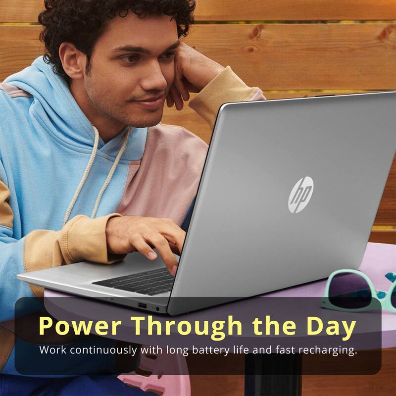 hp Power Through the Day  
Work continuously with long battery life and fast recharging.