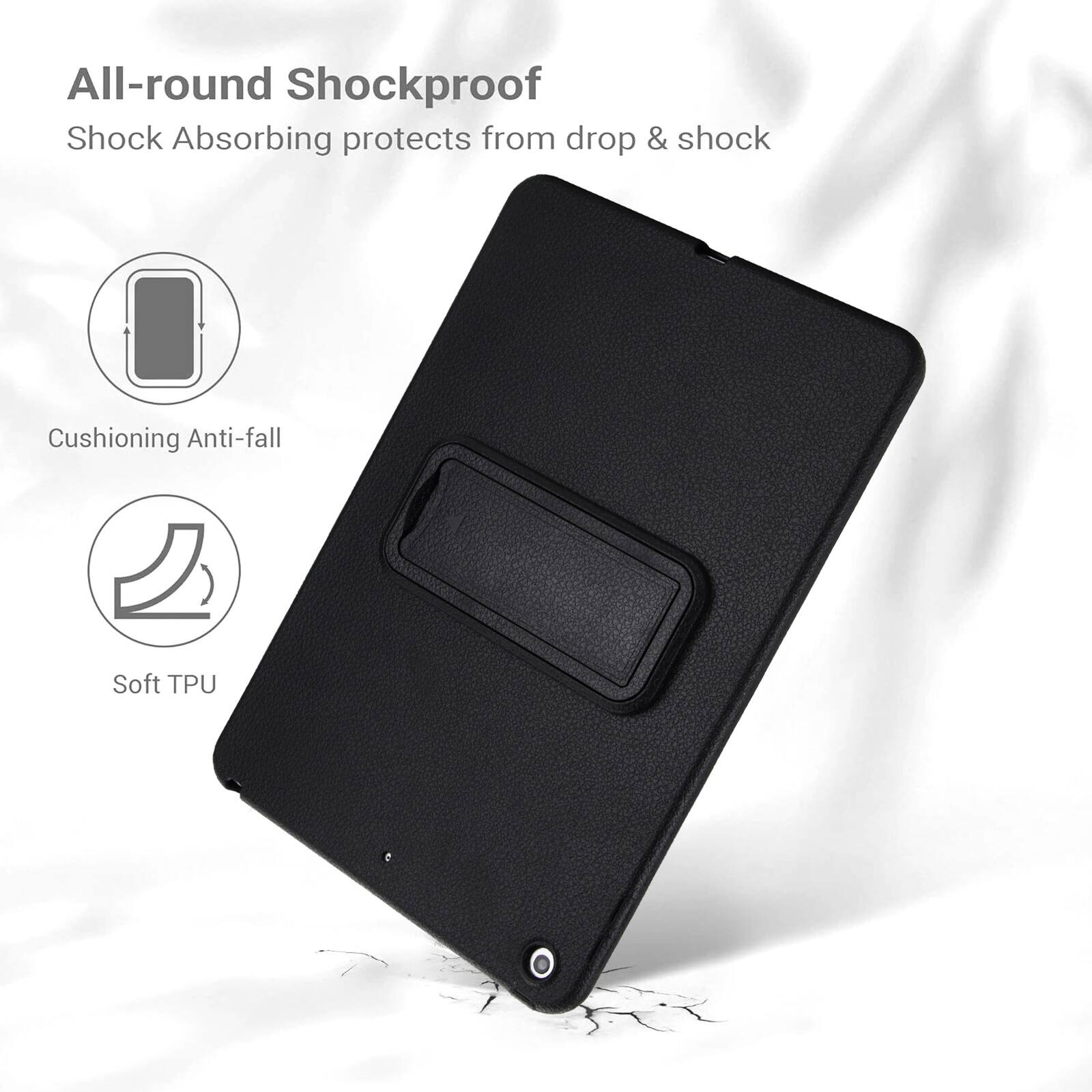 All-round Shockproof  
Shock Absorbing protects from drop & shock  
Cushioning Anti-fall  
Soft TPU