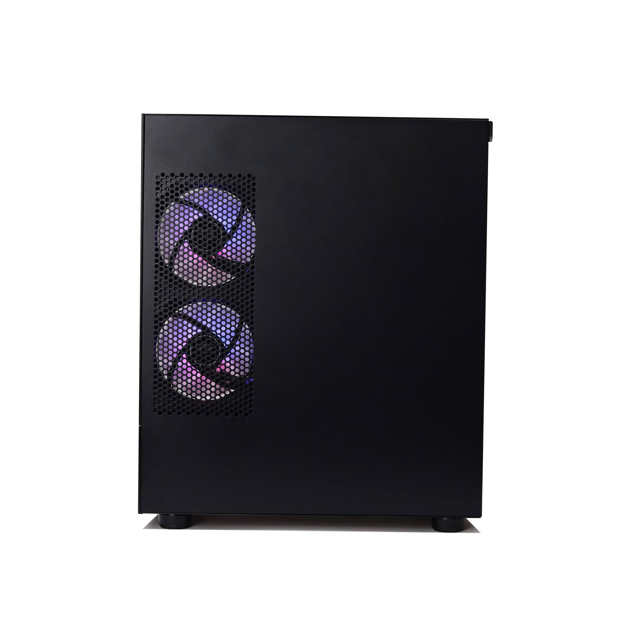 Left. MXZ - MXZ Gaming PC Computer Intel I7 13700F,GeForce RTX4070S,32GB DDR5 6000,NVME 1T SSD, WIFI & Win 11 Pro Ready - Black.