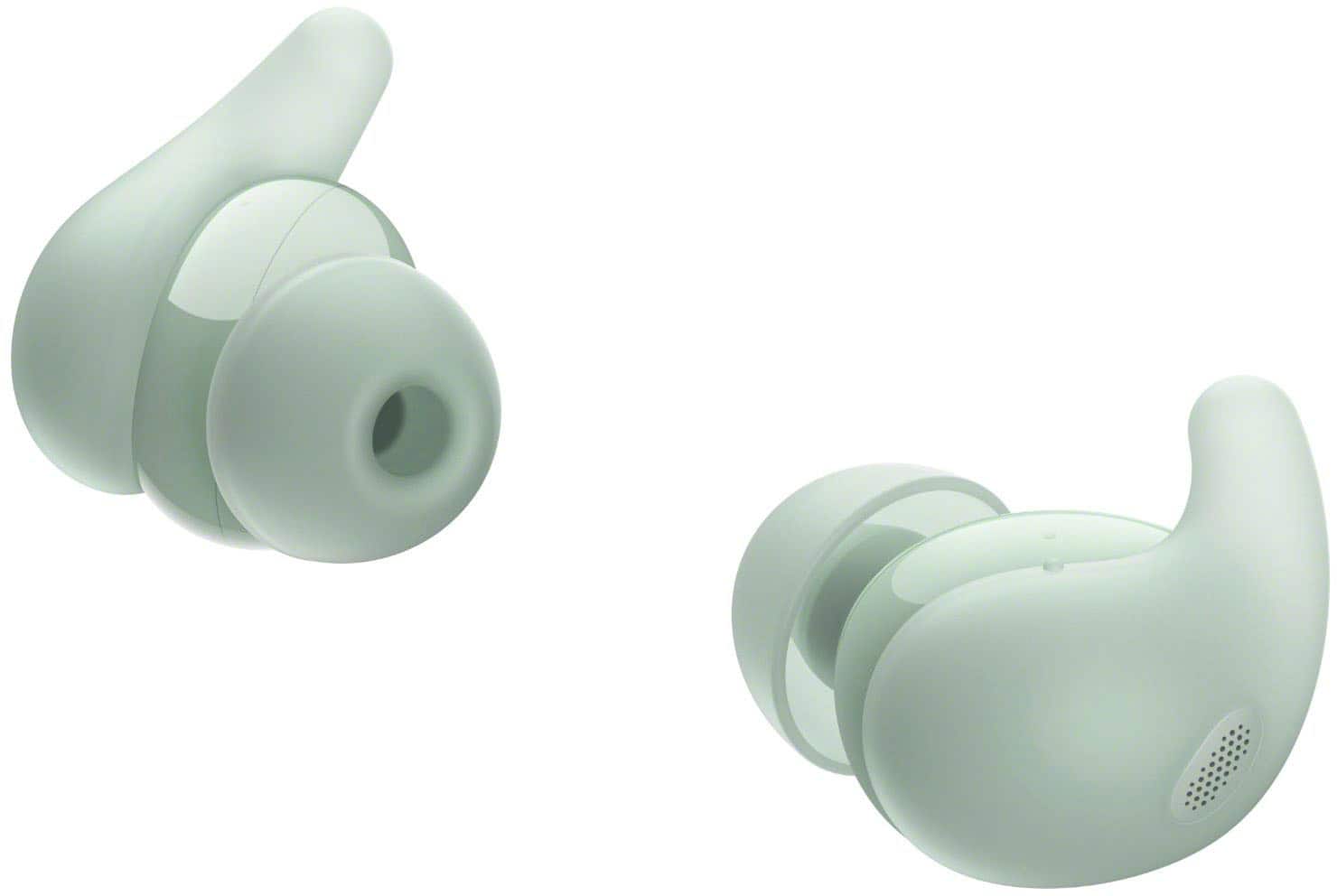 Angle. Sony - LinkBuds Fit True Wireless Noise Canceling Earbuds - Sage Green.