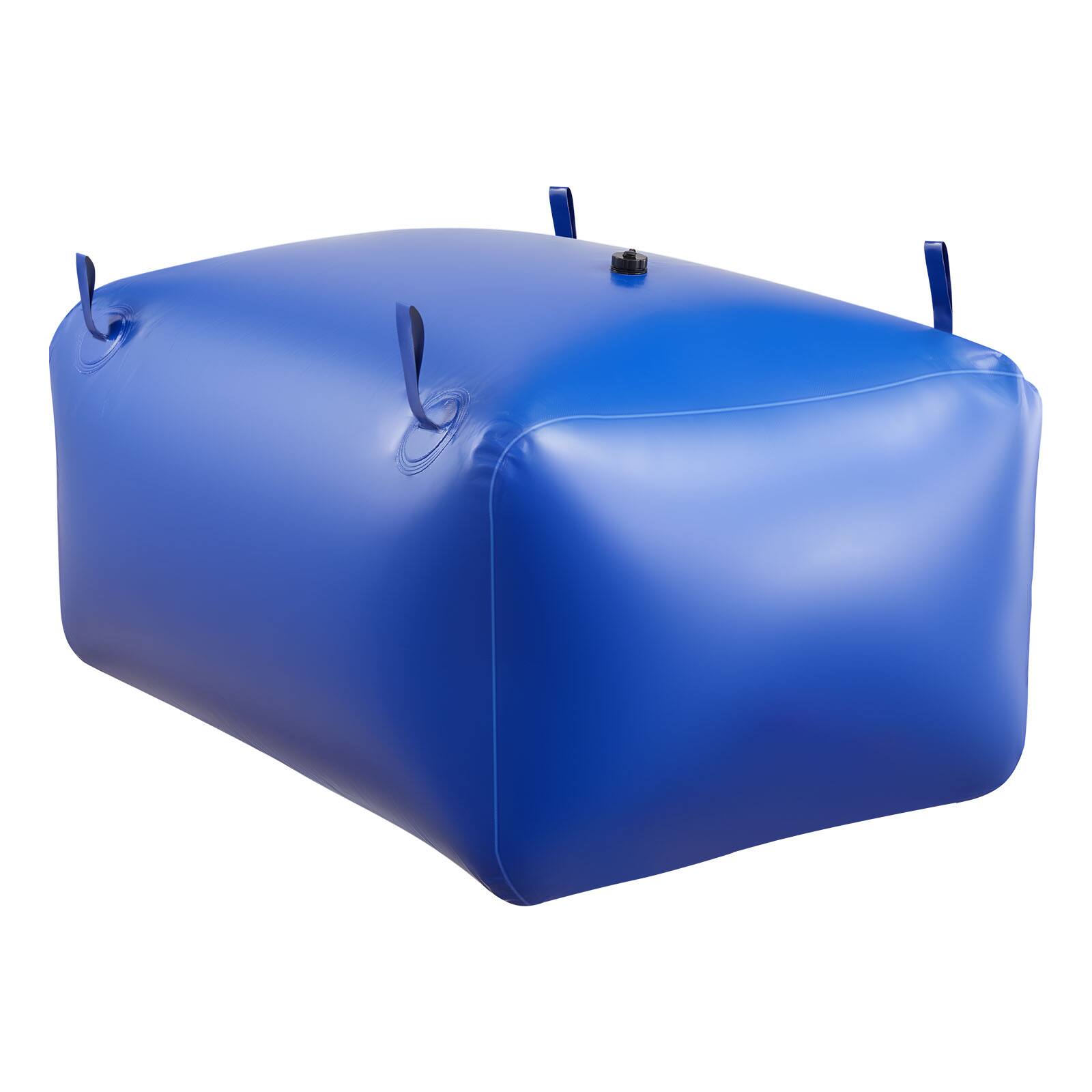 Alt View 5. VEVOR - Water Storage Bladder 105.7 Gallon Large Capacity Water Bag, Portable & Collapsible Soft Waters Container, Leakproof - Blue.